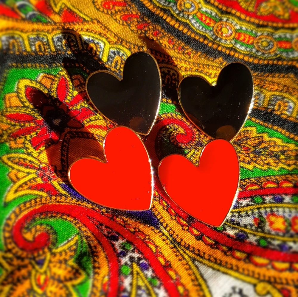 Stud Heart shape Earrings$10 or buy 2 for 15